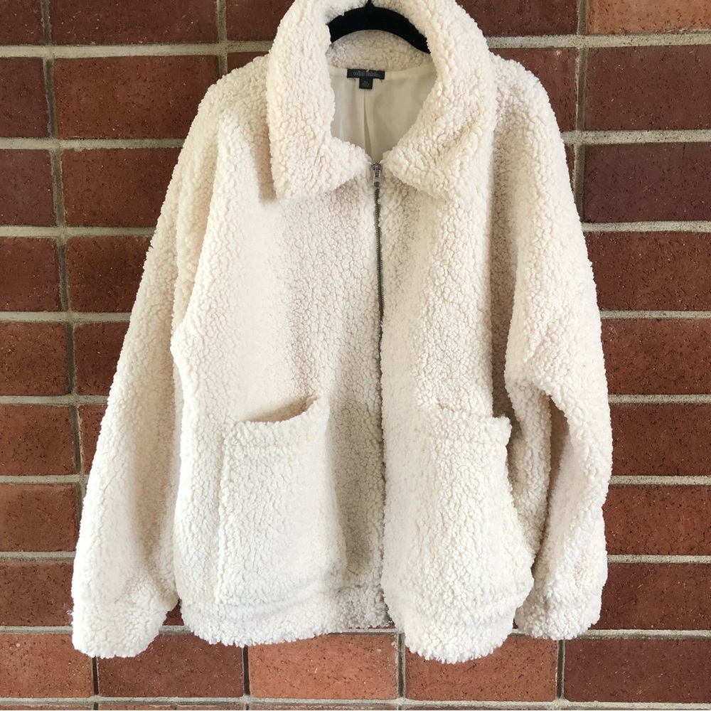 Sherpa teddy coat